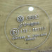 Стекло двери заднее левое Volkswagen Golf 2