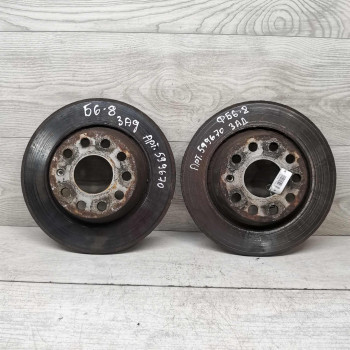 Диск тормозной задний Volkswagen Passat B6