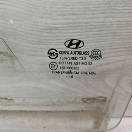 Стекло двери переднее левое Hyundai Santa Fe II
