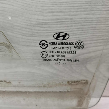 Стекло двери переднее левое Hyundai Santa Fe II