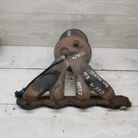 Катализатор Opel Vectra C дорестайлинг, дефект  коллектора на фото трещина 2002гв седан Opel Vectra C дорестайлинг