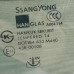 Стекло двери переднее левое SsangYong Rexton II