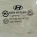 Стекло двери переднее левое Hyundai Elantra HD 