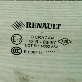 Стекло двери переднее правое Renault Fluence I рестайлинг