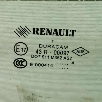 Стекло двери переднее правое Renault Fluence I рестайлинг