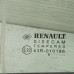 Стекло глухое заднее левое форточка Renault Logan II