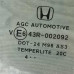 Стекло двери заднее правое Honda CR-V IV