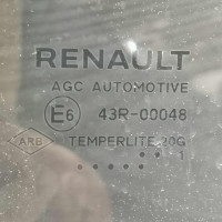 Стекло двери заднее правое Renault Arkana I