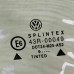 Стекло двери заднее левое Volkswagen golf 4 Стекло двери заднее левое Volkswagen golf 4