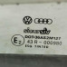 Стекло глухое заднее левое форточка Volkswagen Passat b3