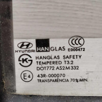 Стекло глухое заднее правое форточка Hyundai getz