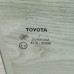Стекло двери переднее правое Toyota Corolla XI (E160, E170, E180)
