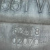 Защита переднего бампера Toyota Corolla XI (E160, E170, E180)