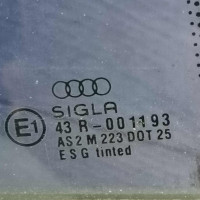 Стекло двери заднее правое Audi 80 b4, Audi 80 b3