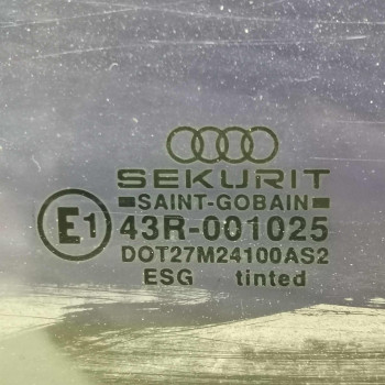 Стекло двери заднее левое Audi 80 b4, Audi 80 b3 Стекло двери заднее левое Audi 80 b4, Audi 80 b3