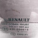 Стекло глухое заднее правое форточка Renault Megane 2 универсал