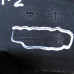 Накладка кузова наружные элементы передняя левая на крыло Renault Sandero Stepway II